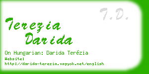 terezia darida business card